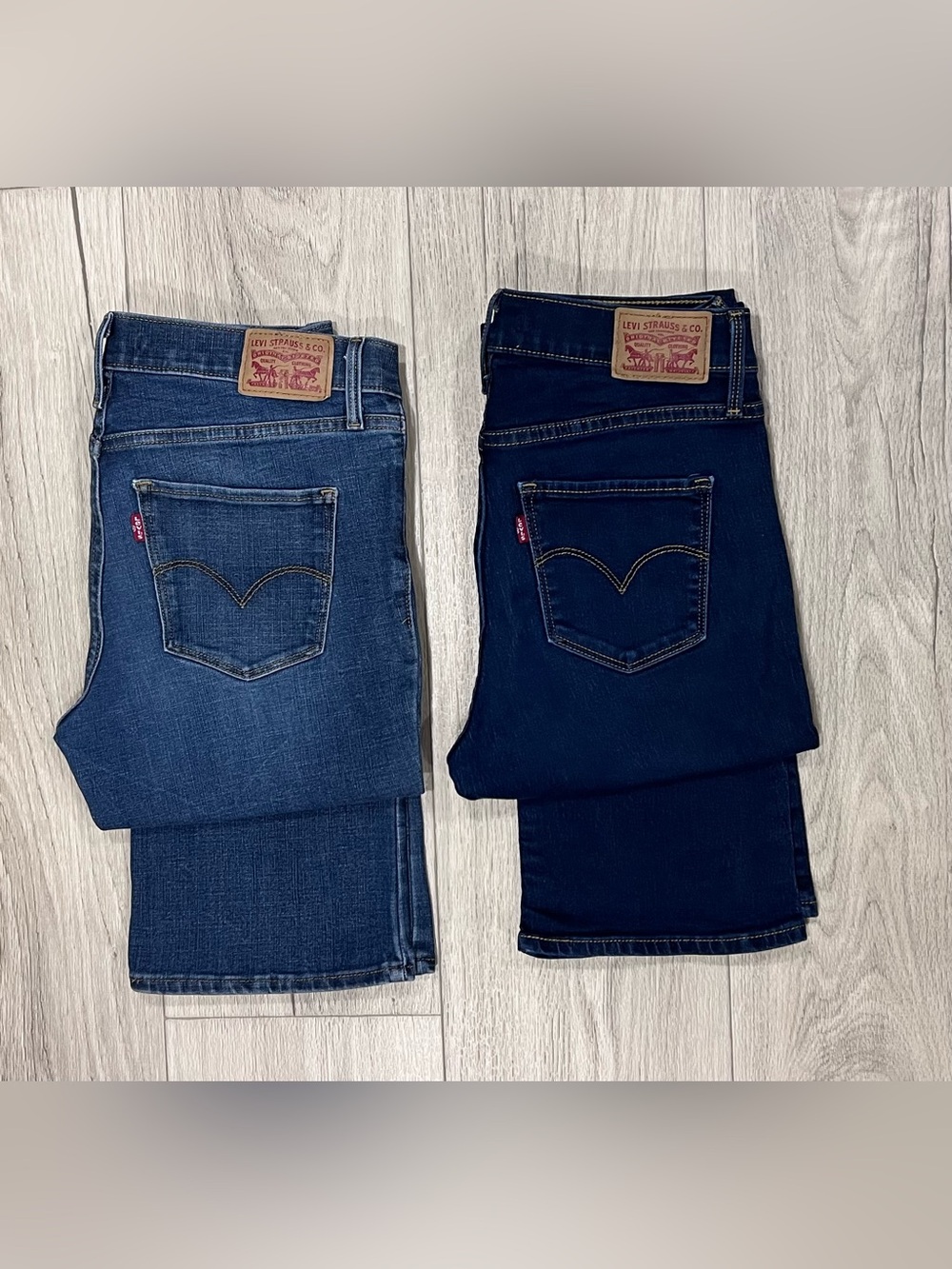 Levi's Classic 315 Shaping Bootcut Set - Two-Pair Medium Blue & Dark Indigo